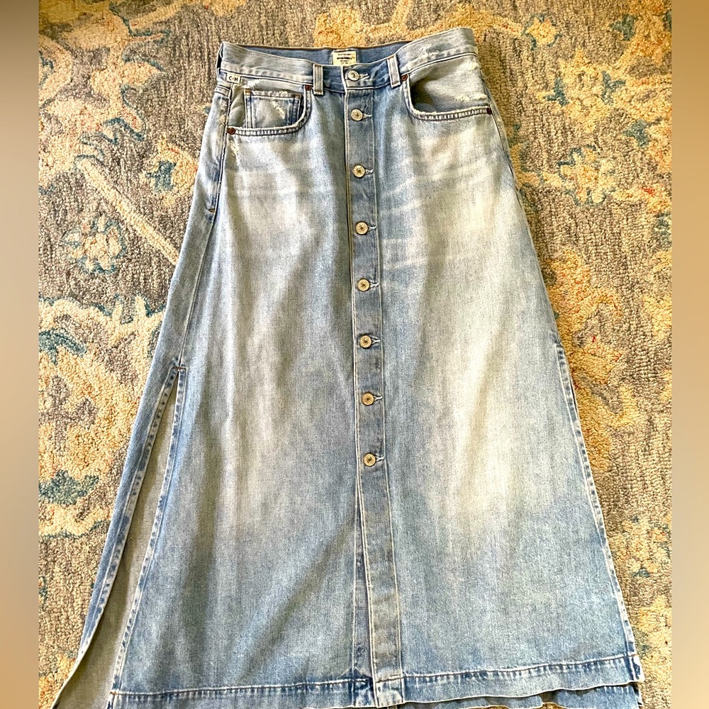 CITIZENS OF HUMANITY Nella Jean Skirt Size 26 Excellent Condition